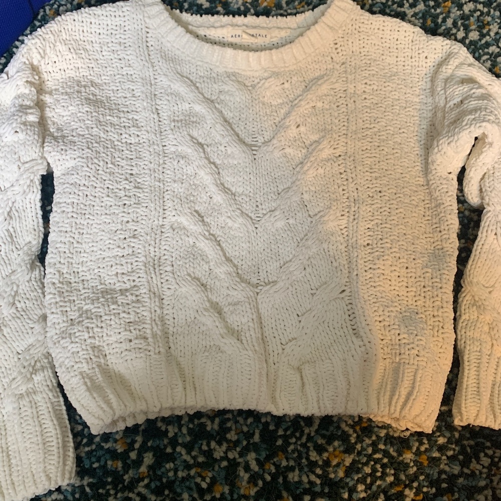 White Aeropostale Sweater